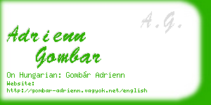 adrienn gombar business card