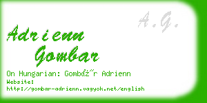 adrienn gombar business card